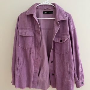 Purple corduroy jacket